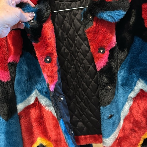 ALICE +OLIVIA FUR JACKET SIZE XS - Picture 5 of 11